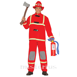 Fato Bombeiro Herói, Adulto