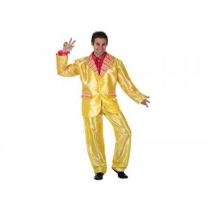 Fato Brilhante Amarelo