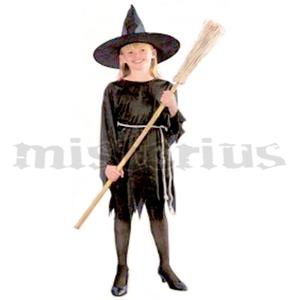 Fato Bruxinha Preto, criança