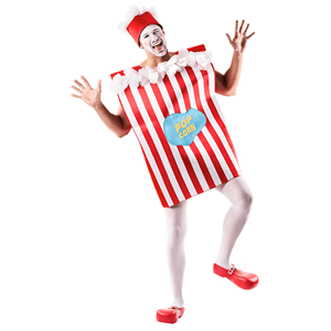 Fato Caixa Pipocas, Adulto