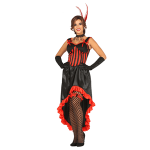 Fato Can Can Preto, Adulto