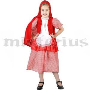 Fato Capuchinho Vermelho Quadrados, bebé Fato Capuchinho Vermelho Quadrados, bebé