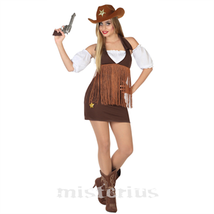 Fato Cowgirl Sherif, Adulto