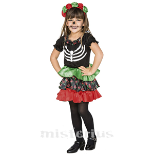 Fato Esqueleto Catrina, bebé