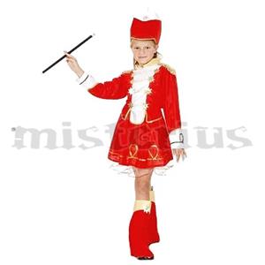Fato Majorette Vermelho, criança