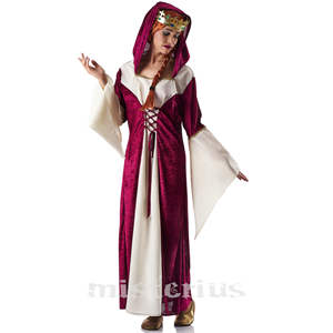 Fato Medieval Dama Delicada, Adulto