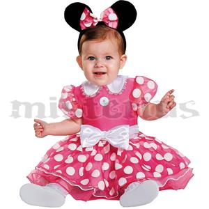 Fato Minnie Rosa Bébe