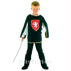 Fato Mosqueteiro Preto, Criança