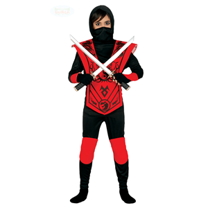 Fato Ninja Vermelho