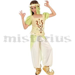 Fato Odalisca Verde, criança