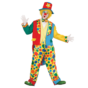 Fato Palhaço Bolinhas