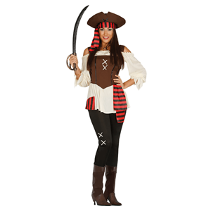 Fato Pirata Sete Mares, Adulto