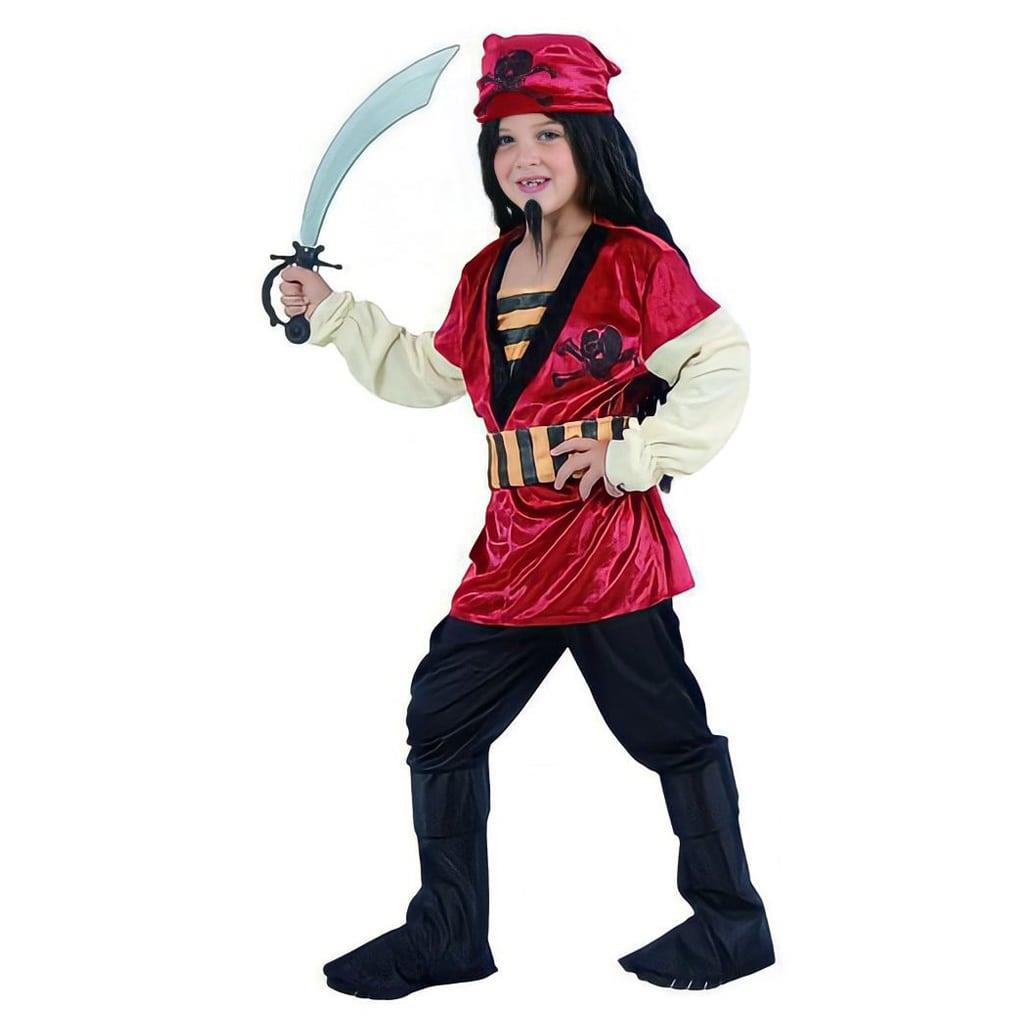 Fato Pirata Vermelho, criança