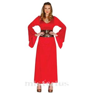Fato Rainha Medieval Vermelho