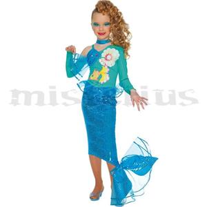 Fato Sereia Azul, criança