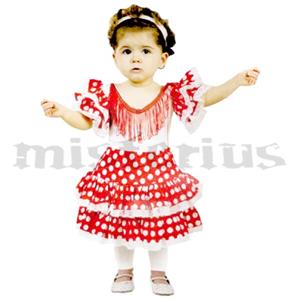 Fato Sevilhana Bolinhas Brancas, Criança