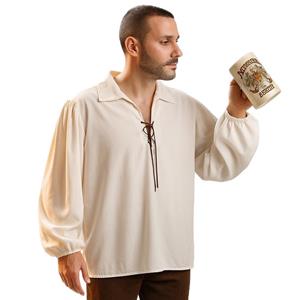 Fato Túnica Medieval Creme Fato Túnica Medieval Creme