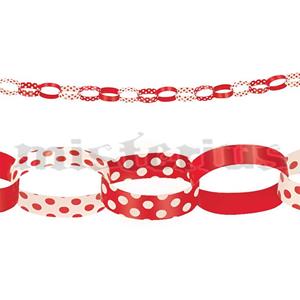 Grinalda ás Bolinhas Vermelhas