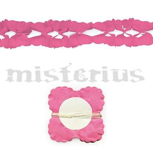 Grinalda Papel Rosa, 4 mt
