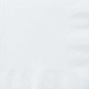 Guardanapos Branco, 20 Unid