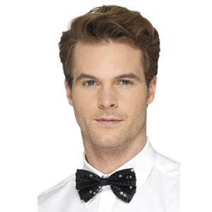 Laço Preto Lantejoulas