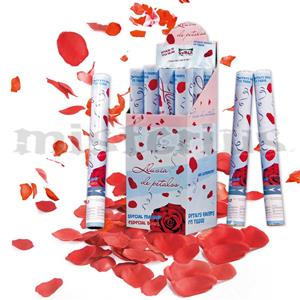 Tubo Lança Confetis Pétalas Vermelhas, 50 cm Tubo Lança Confetis Pétalas Vermelhas, 50 cm