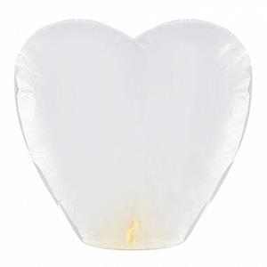 Lanterna de Ar Quente Coração Branco Lanterna de Ar Quente Coração Branco