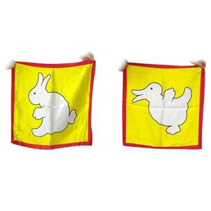 Lenço Pato em Coelho - Duck to Rabbit Silk com DVD