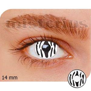 Lentes Efeito Especiais Zebra