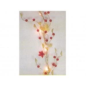 Luzes Natal 35 Lâmpadas Flores 200cm