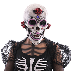 Máscara Caveira Mexicana Sorridente