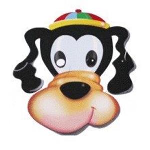 Máscara de pateta em Cartolina