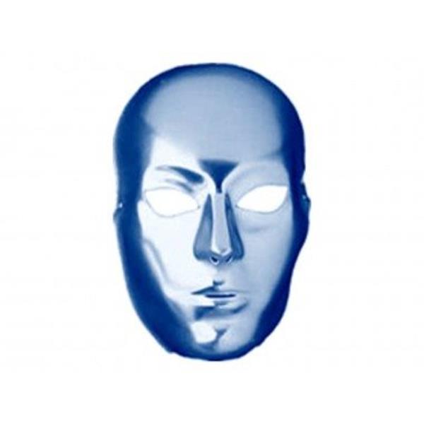 Máscara Metalizada Azul