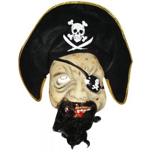 Máscara de Pirata com Chapéu