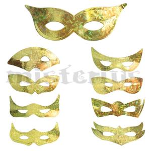 Mascarilha Cartão Dourada Sortida