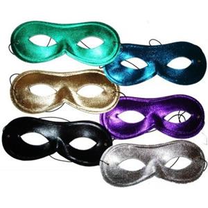 Mascarilha Redonda Metalizada Várias Cores