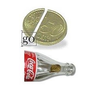 Moeda que entra na Garrafa  0,50 Euro