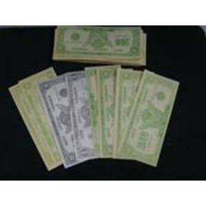 Notas de dolares para efeitos mágicos (specimen) Notas de dolares para efeitos mágicos (specimen)