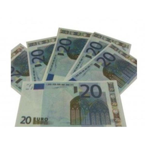Notas Papel Flash 20 euros, 10 unid.