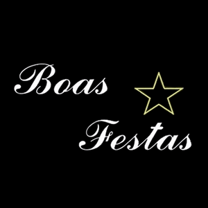 Painel Boas Festas Cordão Led Pequeno