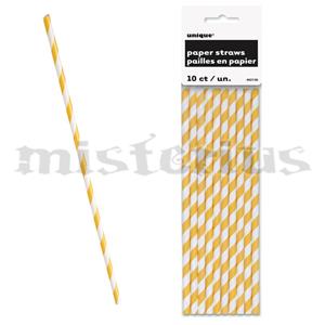 Palhinhas Amarelas ás Riscas Palhinhas Amarelas ás Riscas