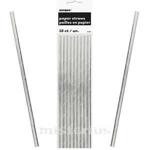 Palhinhas Prateadas Foil