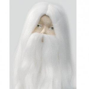 Peruca Bigode e Barba de Mago