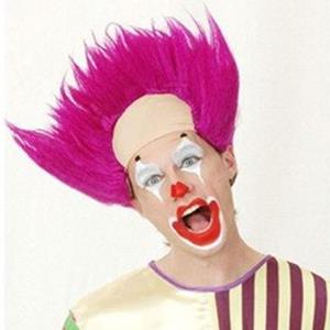 Peruca Calva Palhaço Arrepiado