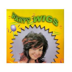 Peruca com Madeixa Vermelha