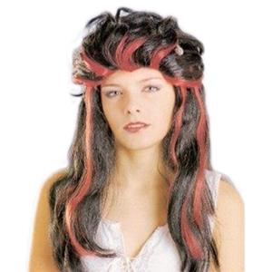 Peruca Comprida com Cobras Pequenas Peruca Comprida com Cobras Pequenas