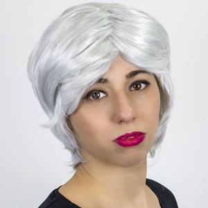 Peruca Curta Branca Peruca Curta Branca