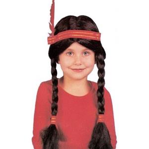 Peruca India com Penacho Criança Peruca India com Penacho Criança