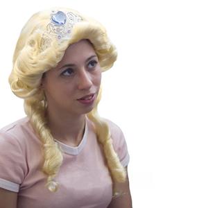Peruca Rainha Canudos com Coroa