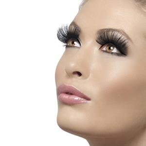 Pestanas Falsas Pretas Compridas